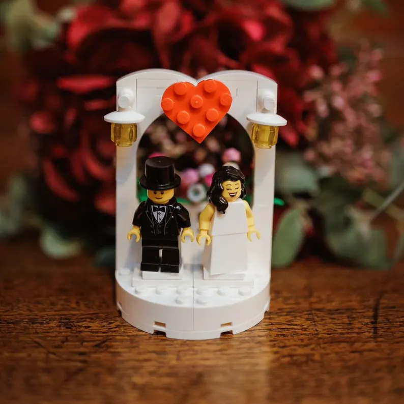 Hochzeitstopper aus Lego